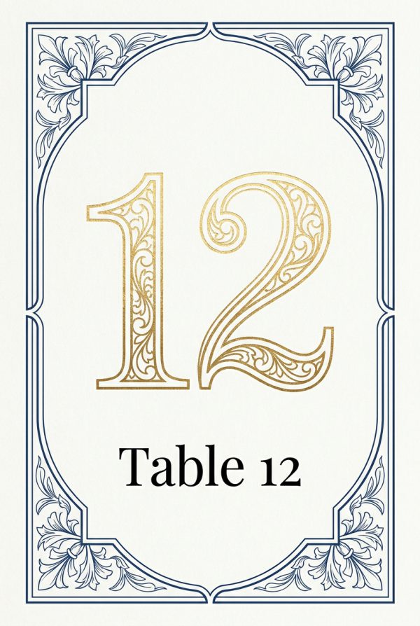 Numéro / nom de table